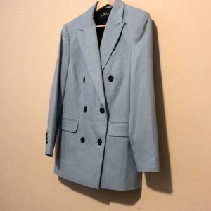 SFW - Baby Blue Double Breasted Blazer